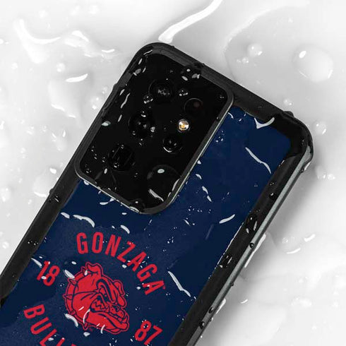 Gonzaga University Bulldogs 1887 Galaxy S24 Ultra Waterproof Case