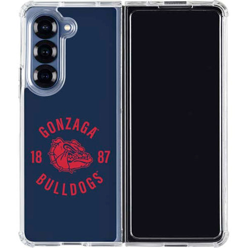 Gonzaga University Bulldogs 1887 Galaxy Z Fold6 Clear Case
