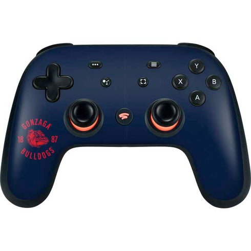 Gonzaga University Bulldogs 1887 Google Stadia Controller Skin