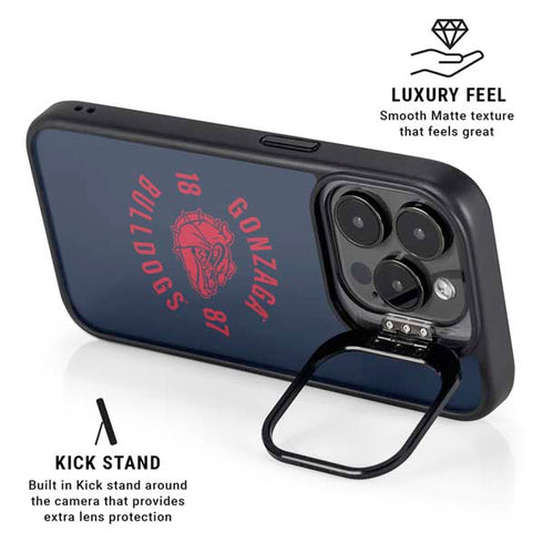 Gonzaga University Bulldogs 1887 iPhone 15 Pro Max Kickstand Case