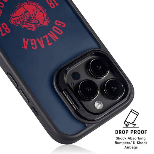 Gonzaga University Bulldogs 1887 iPhone 15 Pro Max Kickstand Case