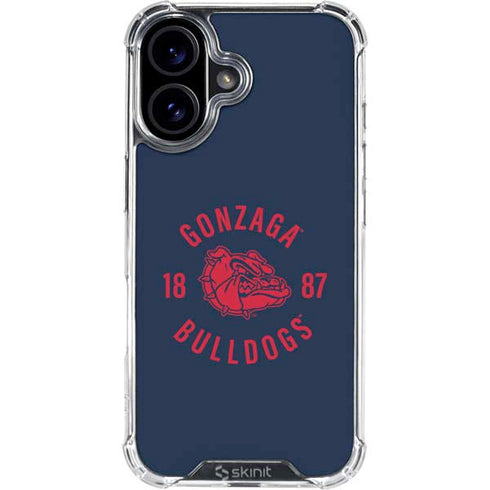 Gonzaga University Bulldogs 1887 iPhone 16 Clear Case