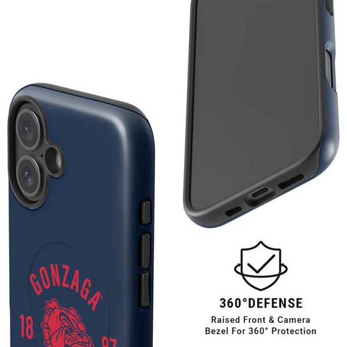 Gonzaga University Bulldogs 1887 iPhone 16 Plus Magsafe Impact Case