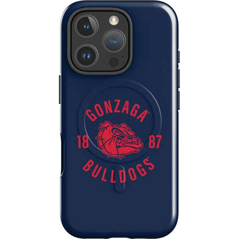 Gonzaga University Bulldogs 1887 iPhone 16 Pro Magsafe Impact Case