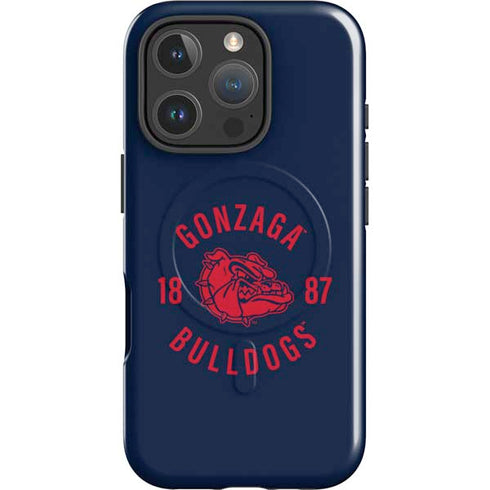 Gonzaga University Bulldogs 1887 iPhone 16 Pro Max Magsafe Impact Case
