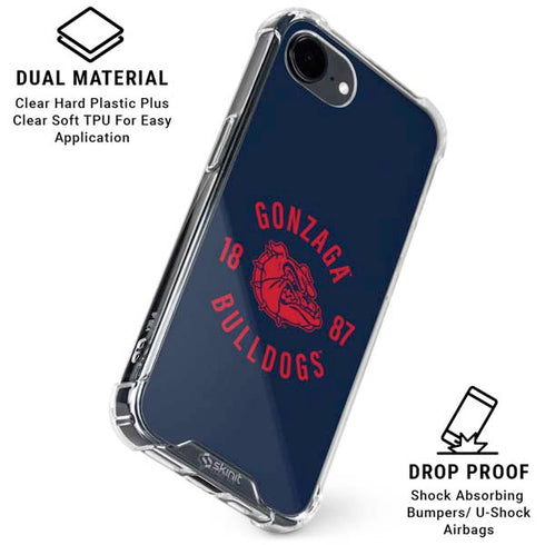 Gonzaga University Bulldogs 1887 iPhone 16e Clear Case