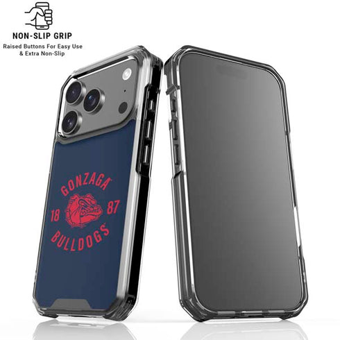 Gonzaga University Bulldogs 1887 iPhone 18 Pro Clear Case