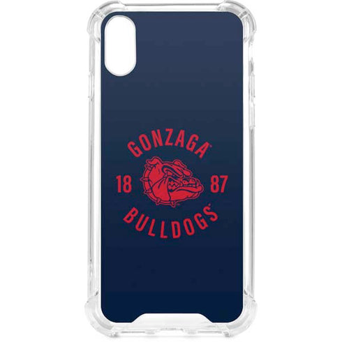 Gonzaga University Bulldogs 1887 iPhone XS Clear Case
