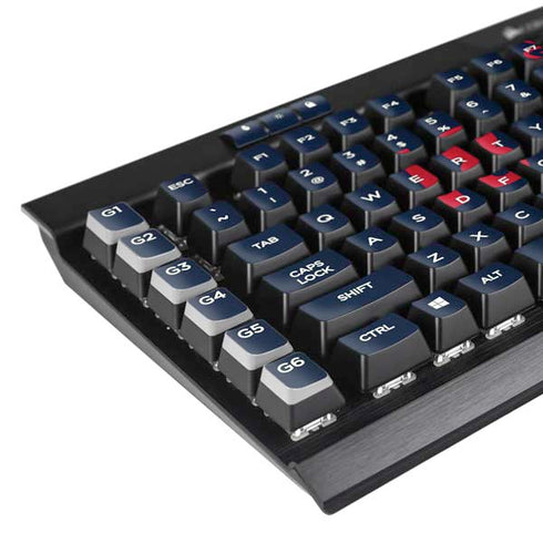 Gonzaga University Bulldogs 1887 K95 RGB PLATINUM Mechanical Gaming Keyboard Skin