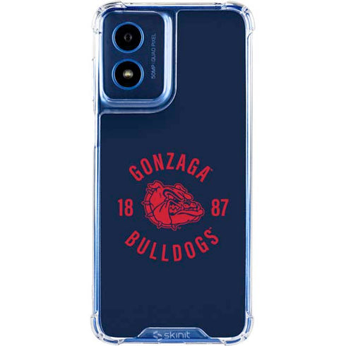 Gonzaga University Bulldogs 1887 Moto G Play 4G (2024) Clear Case