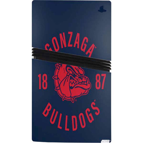Gonzaga University Bulldogs 1887 PS5 Pro Console Skin
