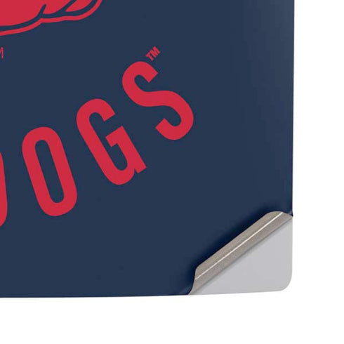 Gonzaga University Bulldogs 1887 PS5 Pro Disk Console Skin