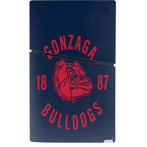 Gonzaga University Bulldogs 1887 PS5 Slim Digital Edition Console Skin