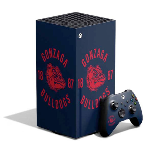 Gonzaga University Bulldogs 1887 XBox Series X Digital Edition Bundle Skin