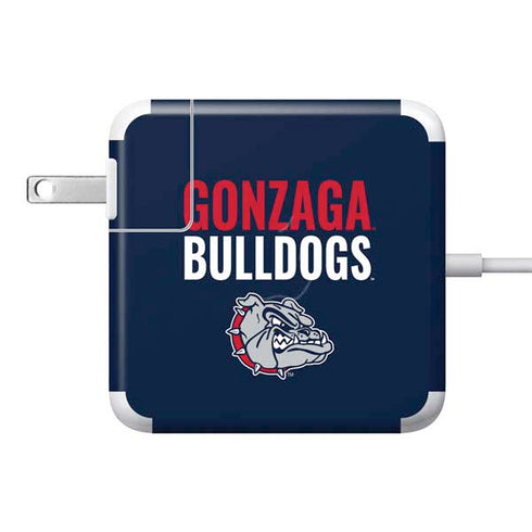 Gonzaga University Bulldogs Bold 85W Power Adapter (15 and 17 inch MacBook Pro Charger) Skin