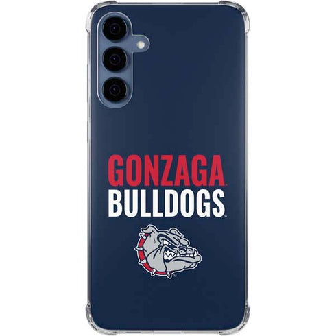 Gonzaga University Bulldogs Bold Galaxy A35 5G Clear Case