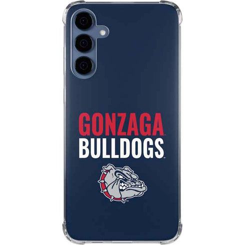 Gonzaga University Bulldogs Bold Galaxy A55 5G Clear Case