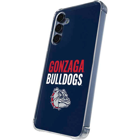 Gonzaga University Bulldogs Bold Galaxy A55 5G Clear Case