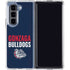 Gonzaga University Bulldogs Bold Galaxy Z Fold5 5G Clear Case