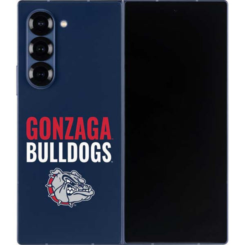 Gonzaga University Bulldogs Bold Galaxy Z Fold6 Skin
