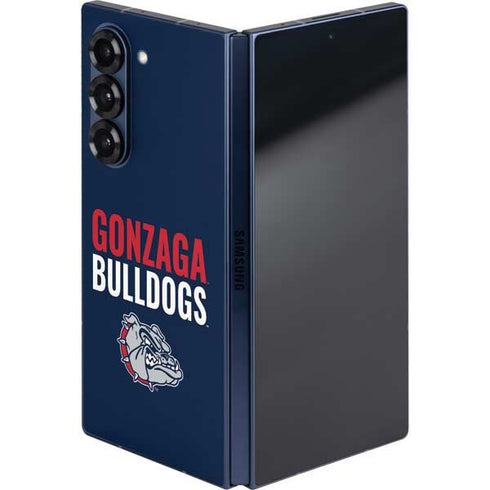 Gonzaga University Bulldogs Bold Galaxy Z Fold6 Skin