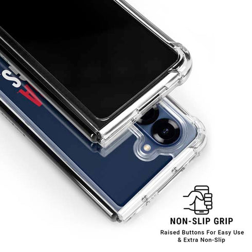Gonzaga University Bulldogs Bold Galaxy Z Fold7 Clear Case