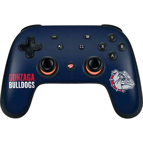 Gonzaga University Bulldogs Bold Google Stadia Controller Skin
