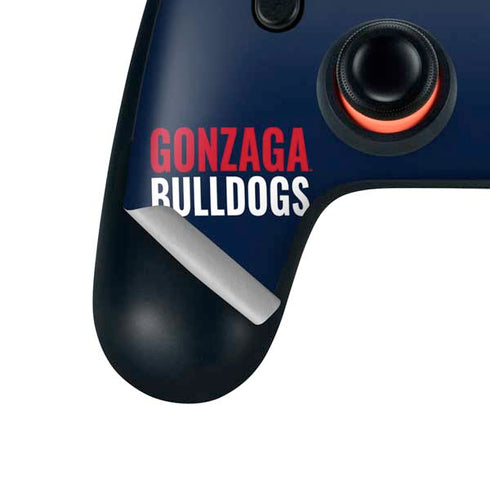 Gonzaga University Bulldogs Bold Google Stadia Controller Skin