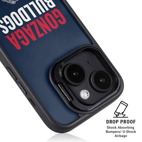 Gonzaga University Bulldogs Bold iPhone 14 Plus Kickstand Case