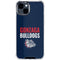 Gonzaga University Bulldogs Bold iPhone 15 Clear Case