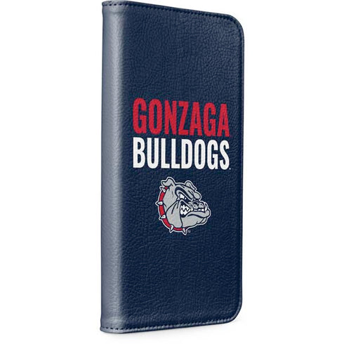 Gonzaga University Bulldogs Bold iPhone 15 Plus Folio Case
