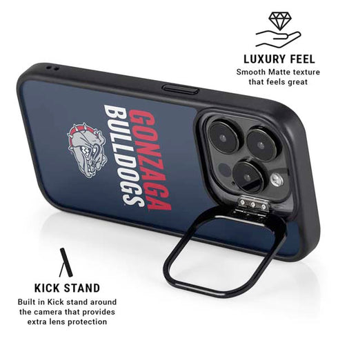 Gonzaga University Bulldogs Bold iPhone 15 Pro Kickstand Case