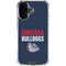 Gonzaga University Bulldogs Bold iPhone 16 Clear Case