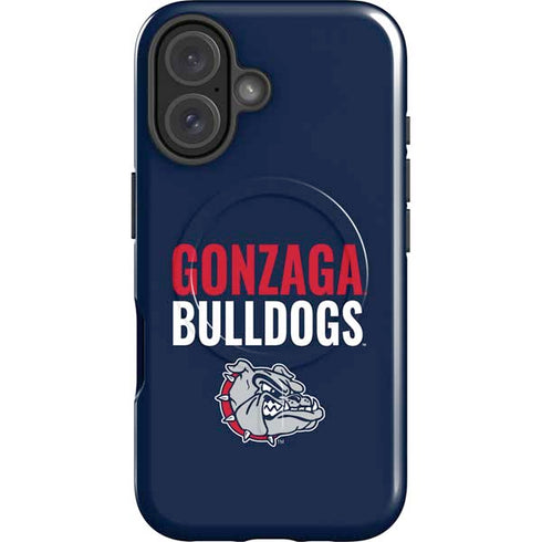 Gonzaga University Bulldogs Bold iPhone 16 Magsafe Impact Case