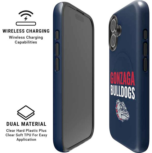 Gonzaga University Bulldogs Bold iPhone 16 Magsafe Impact Case