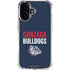 Gonzaga University Bulldogs Bold iPhone 16 Plus Clear Case