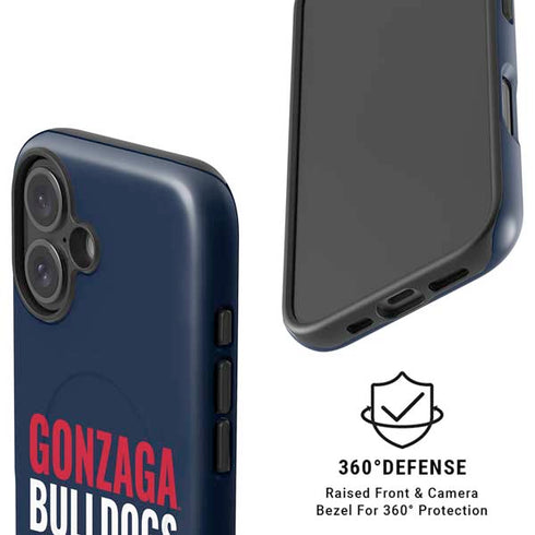 Gonzaga University Bulldogs Bold iPhone 16 Plus Magsafe Impact Case