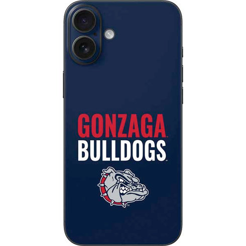 Gonzaga University Bulldogs Bold iPhone 16 Plus Skin