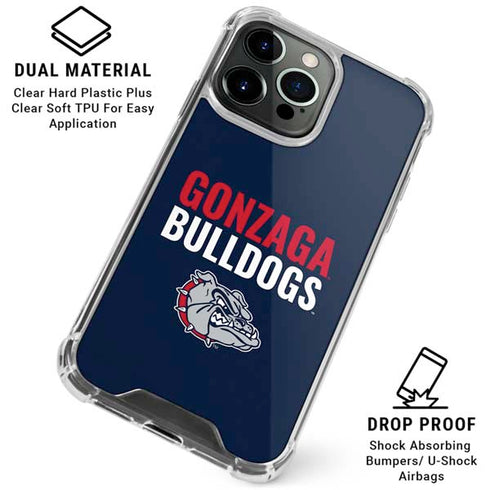 Gonzaga University Bulldogs Bold iPhone 16 Pro Max Clear Case