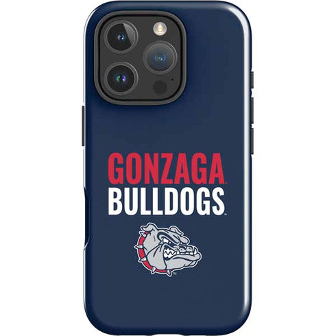 Gonzaga University Bulldogs Bold iPhone 16 Pro Max Impact Case