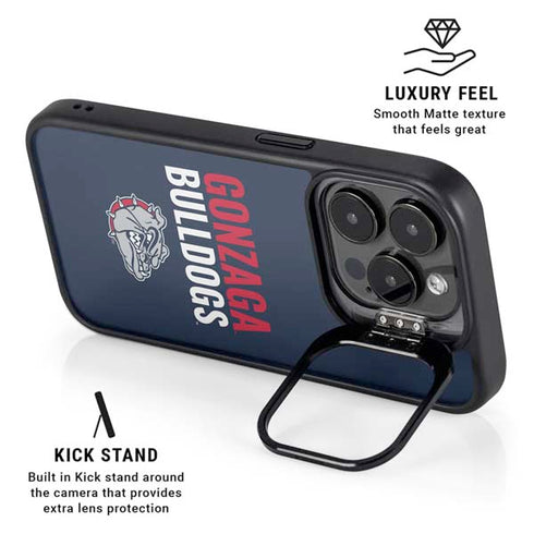 Gonzaga University Bulldogs Bold iPhone 16 Pro Max Kickstand Case