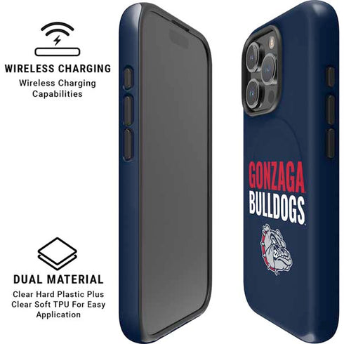 Gonzaga University Bulldogs Bold iPhone 16 Pro Max Magsafe Impact Case