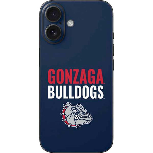 Gonzaga University Bulldogs Bold iPhone 16 Skin