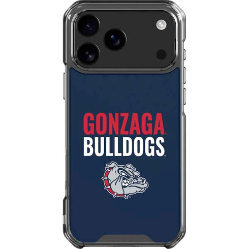 Gonzaga University Bulldogs Bold iPhone 17 Pro Max Clear Case