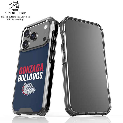 Gonzaga University Bulldogs Bold iPhone 18 Pro Clear Case