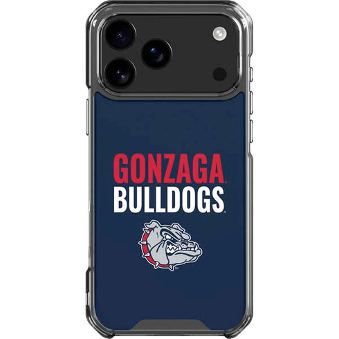 Gonzaga University Bulldogs Bold iPhone 18 Pro Max Clear Case