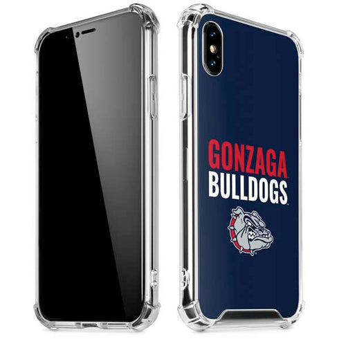 Gonzaga University Bulldogs Bold iPhone X/XS Clear Case