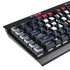 Gonzaga University Bulldogs Bold K95 RGB PLATINUM Mechanical Gaming Keyboard Skin