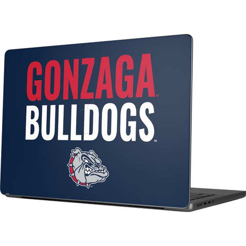 Gonzaga University Bulldogs Bold Apple MacBook Pro 14-inch Skin