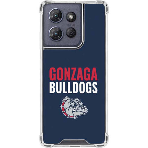 Gonzaga University Bulldogs Bold Moto G 5G (2025) Clear Case